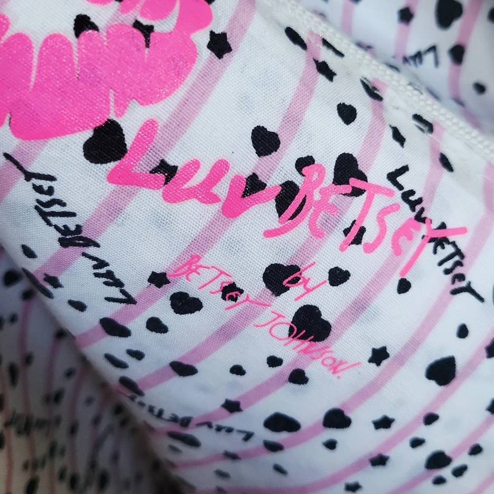 Betsey Johnson LBREGAN Heart Sunglass Large Backpack - Picture 6 of 10